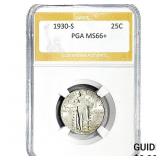 1930 Standing Liberty Quarter PGA MS66+