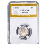 1883 Liberty Victory Nickel PGA MS66 No Cents