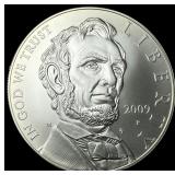 2009-P Lincoln Commemorative Silver Dollar SUPERB