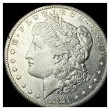 1881-CC Silver Morgan Dollar CLOSELY UNCIRCULATED