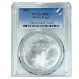 1996 Silver Eagle PCGS MS69