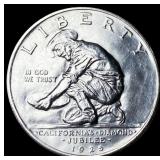 1925-S Silver California Diamond Jubilee Half Doll