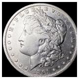 1891-S Morgan Silver Dollar LIGHTLY CIRCULATED