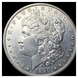 1890-S Silver Morgan Dollar CLOSELY UNCIRCULATED