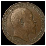 1904 Great Britain Bronze Half Penny NEARLY UNCIRC
