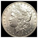 1891-S Silver Morgan Dollar CLOSELY UNCIRCULATED
