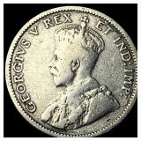 1911 Canada Silver 10 Cents - George V NEARLY UNCI