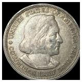 1893 Columbian Exposition Half Dollar CLOSELY UNCI