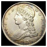 1838 Silver Half Dollar (Capped Bust) NEARLY UNCIR