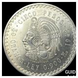 1948 Mexico Silver 5 Pesos UNCIRCULATED