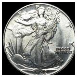 1942 Silver Half Dollar (Walking Liberty) UNCIRCUL