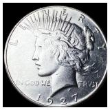 1927 Silver Peace Dollar CLOSELY UNCIRCULATED