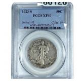 1923-S Walking Liberty Half Dollar PCGS XF40