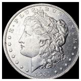 1901-S Silver Morgan Dollar CHOICE AU