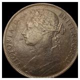 1881 Great Britain Bronze Penny NEARLY UNCIRCULATE