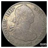 1797 Colonial Spain Silver 4 Reales NEARLY UNCIRCU