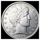 1899 Silver Half Dollar (Barber) CHOICE BU