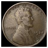 1924-D Lincoln Wheat Cent NEARLY UNCIRCULATED