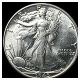 1945 Silver Half Dollar (Walking Liberty) CHOICE B
