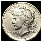 1921 Silver Peace Dollar CLOSELY UNCIRCULATED