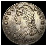 1835 Capped Bust Half Dollar NEARLY UNCIRCULATED