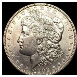 1902 Morgan Silver Dollar CLOSELY UNCIRCULATED