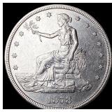 1878-S Silver Trade Dollar CLOSELY UNCIRCULATED