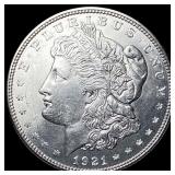 1921-D Silver Morgan Dollar CHOICE BU