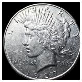 1927 Peace Silver Dollar CHOICE AU