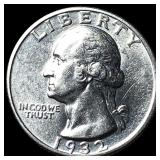1932 Silver Washington Quarter UNCIRCULATED