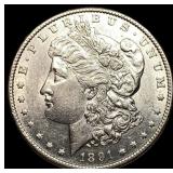 1891 Morgan Silver Dollar CLOSELY UNCIRCULATED