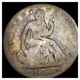 1855 Arrows Seated Liberty Half Dollar NICELY CIRC