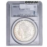 1881-S Morgan Silver Dollar PCGS MS66