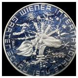 1974 Austria .4115oz Silver 50 Schilling NEARLY UN