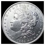1884-O Silver Morgan Dollar CLOSELY UNCIRCULATED