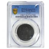 1796 Liberty Cap Large Cent PCGS G