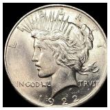 1922 Silver Peace Dollar CHOICE BU