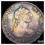 1788 Colonial Spain Silver 4 Reales NEARLY UNCIRCU