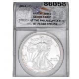 2015 Silver Eagle ANACS MS69
