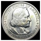 1893 Silver Columbian Half Dollar GEM BU