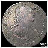 1807 Colonial Spain Silver 4 Reales NEARLY UNCIRCU