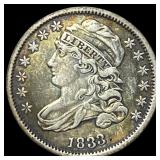 1833 Capped Bust Dime ABOUT UNCIRCULATED