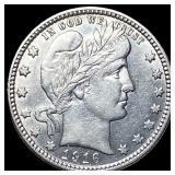 1916-D Silver Barber Quarter CHOICE BU