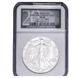 1986 Silver Eagle NGC MS68