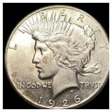 1926-S Silver Peace Dollar CLOSELY UNCIRCULATED