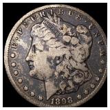 1898-S Silver Morgan Dollar NICELY CIRCULATED