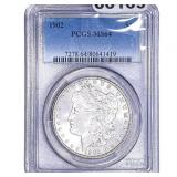 1902 Morgan Silver Dollar PCGS MS64
