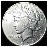 1934 Peace Silver Dollar CLOSELY UNCIRCULATED