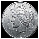1922-S Silver Peace Dollar CLOSELY UNCIRCULATED