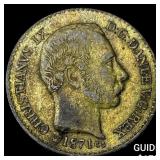 1871 Denmark Silver 4 Skilling - Christian IX NEAR